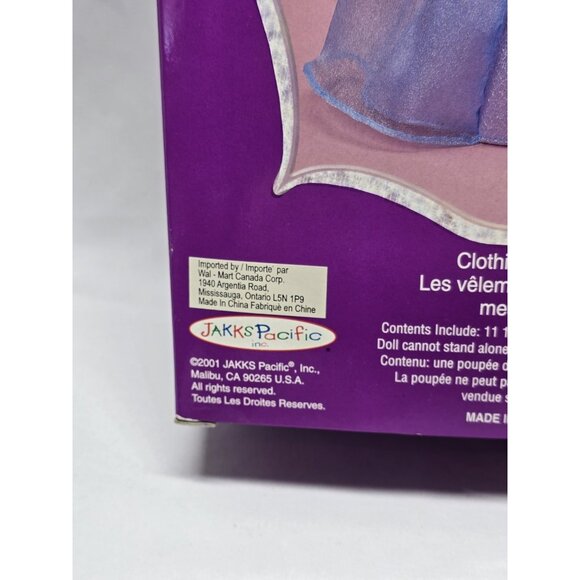 2001 Jakks Pacific Cinderella Doll 11 1/2" Fashion Doll- NEW IN BOX - Picture 8 of 13